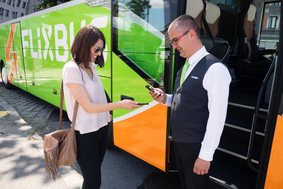 FlixBus, odbavení cestující, ilustrační foto. Pramen: FlixBus