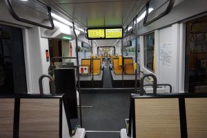 Interiér nové tramvaje pro Drážďany. Foto: FB saského ministerstva hospodářství, práce a dopravy