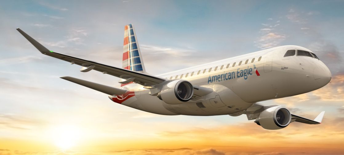 Embraer E175 pro SkyWest v barvách American Eagle. Foto: American Airlines