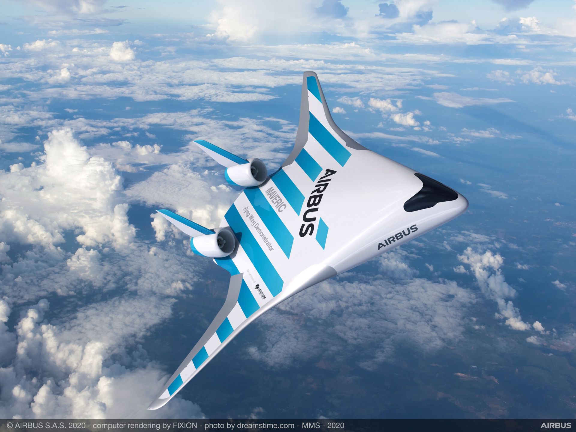Nový koncept letadla Maveric. Foto: Airbus