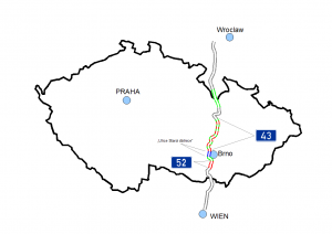 Říšskoněmecká exteritoriální dálnice. Autor: Beroesz – own draw by uploader, CC BY-SA 3.0, https://commons.wikimedia.org/w/index.php?curid=6388401