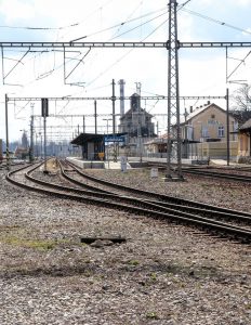 Nádraží Soběslav už modernizací prošlo, pohled od severu. Pramen: Správa železnic