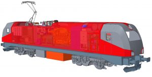 Předběžná podoba nové lokomotivy DualLiner 2000. Foto: CZ LOKO