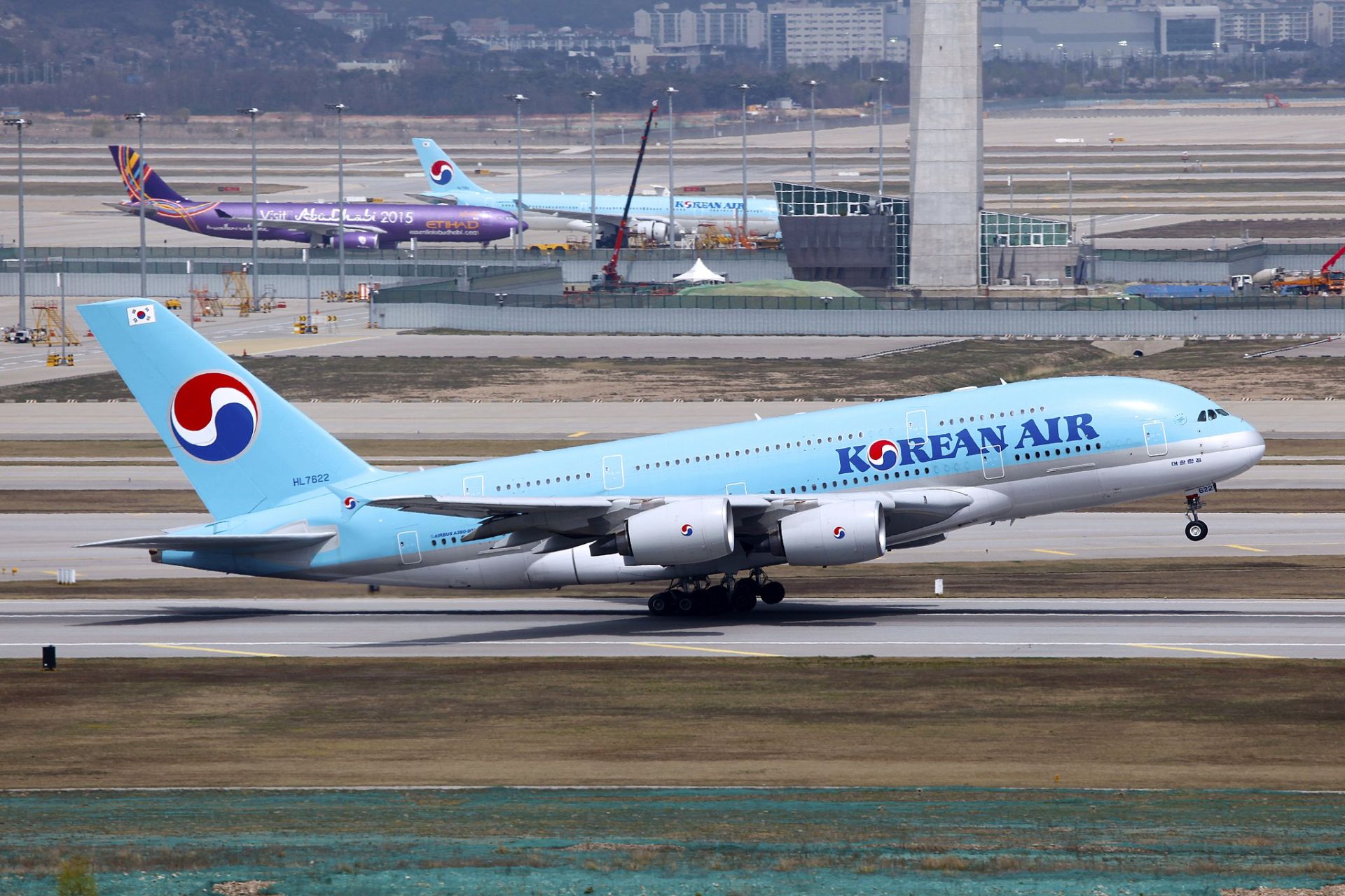 A380 společnosti Korean Air. Foto: https://www.flickr.com/photos/byeangel/17102170800/