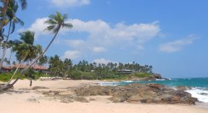 Prázdné pláže na Srí Lance
