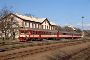 Železniční stanice Střelice. Foto: Michal Chrást