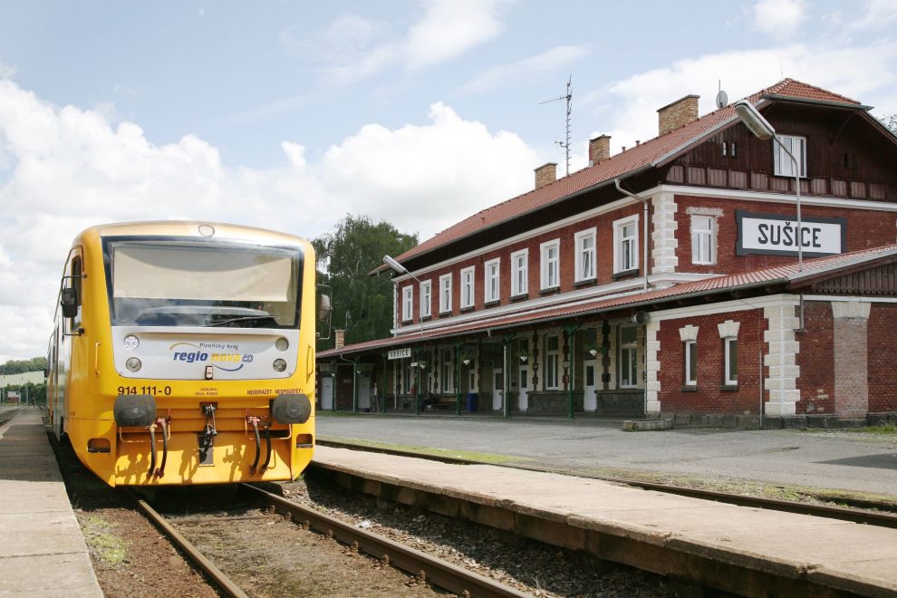Regionova ve stanici Sušice. Foto: České dráhy
