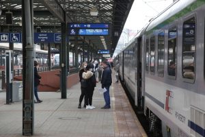 Speciální evakuační vlak z Prahy na polsko-ukrajinské hranice. Foto: Václav Rubeš / České dráhy