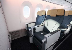 Premium economy na palubě Boiengu 787-9 společnosti Vistara. Foto: Vistara