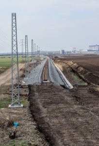 Elektrizace trati Šakvice - Hustopeče u Brna. Pramen: Správa železnic