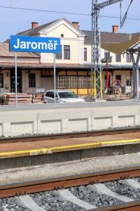 Modernizace stanice Jaroměř. Pramen: FB Správa železnic