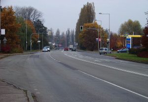 Silnice I/67, Karviná. Autor: ŠJů, Wikimedia Commons, CC BY-SA 3.0, https://commons.wikimedia.org/w/index.php?curid=17446472