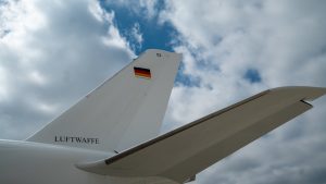 Nový ACJ 350-900 XWB pro Luftwaffe. Foto: Lufthansa Technik