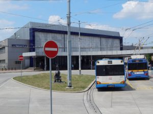Konečná trolejbusů Ostrava hl. n. Autor: Zdopravy.cz/Jan Šindelář