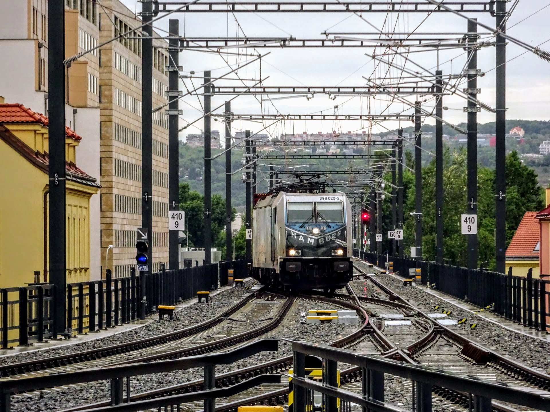 Nákladní vlak METRANS Rail. Foto: Jakub Vambera