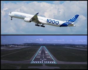 Pro testování autonomních technologií využil Airbus model A350-1000. Foto: Airbus