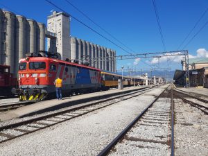 První vlak RegioJetu dorazil do stanice Rijeka. Autor: Jan Sůra / Zdopravy.cz