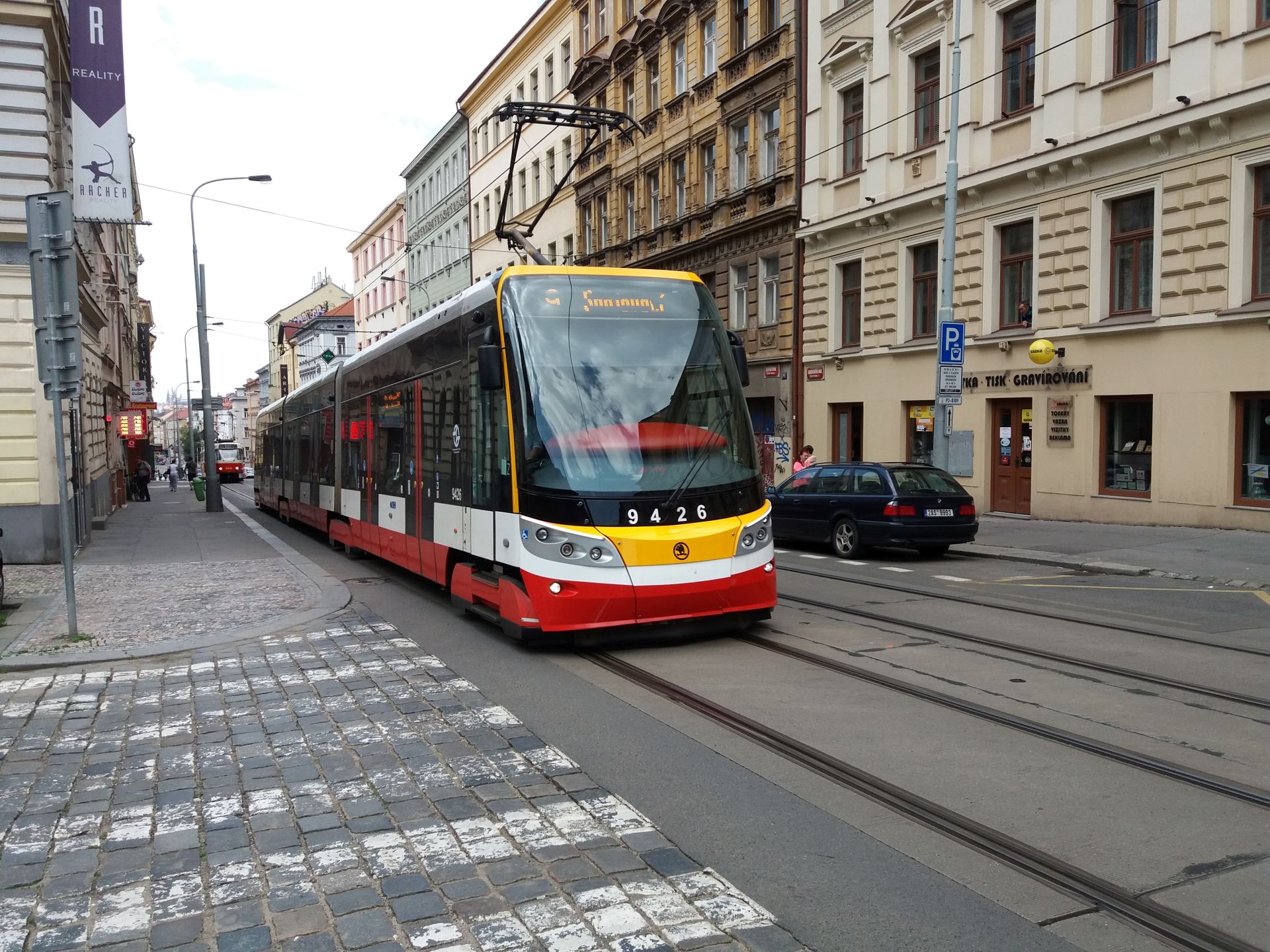 Tramvaje v Seifertově ulici v Praze na Žižkově. Autor: Zdopravy.cz/Jan Šindelář