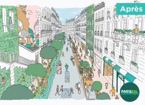 Představa starostky Paříže Anne Hidalgové o podobě ulic ve městě v příštích letech