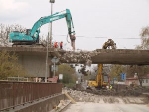 Oprava mostu ve Štětí. Foto: Městský úřad Štětí