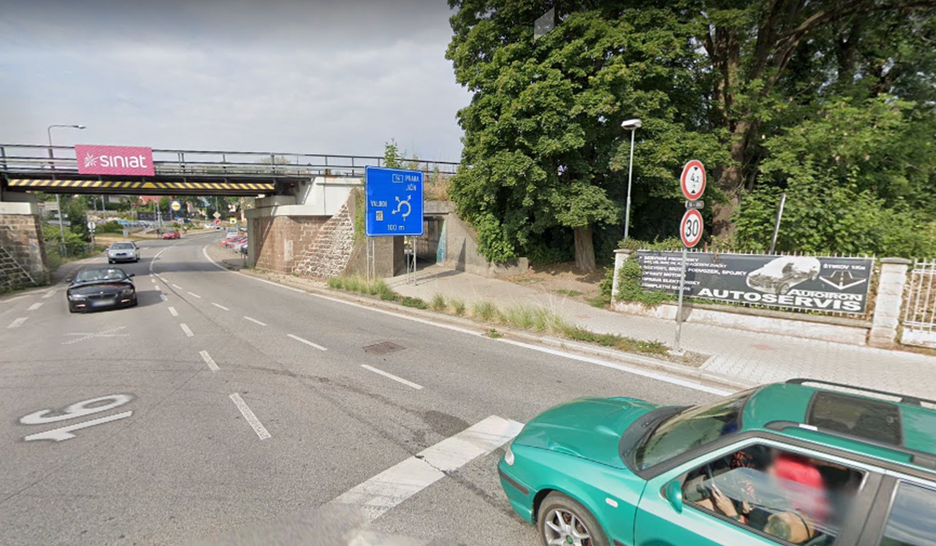 Silnice I/16 v Nové Pace. Foto: Google Street View