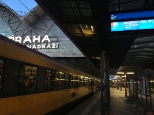 První vlak RegioJetu do Maďarska. Foto: RJ