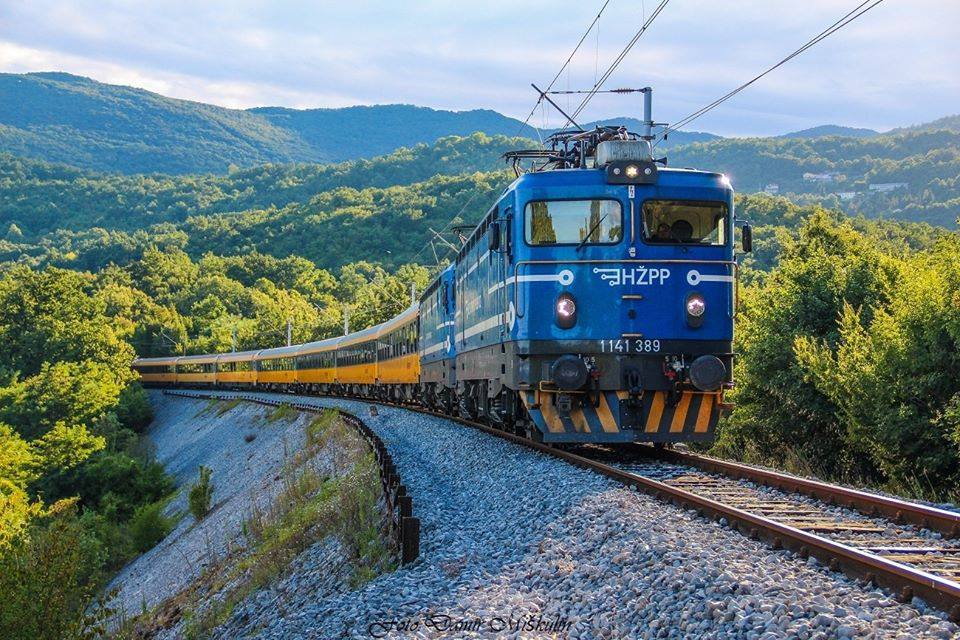 Vlak RegioJetu v Chorvatsku. Foto: Damir Miškulin