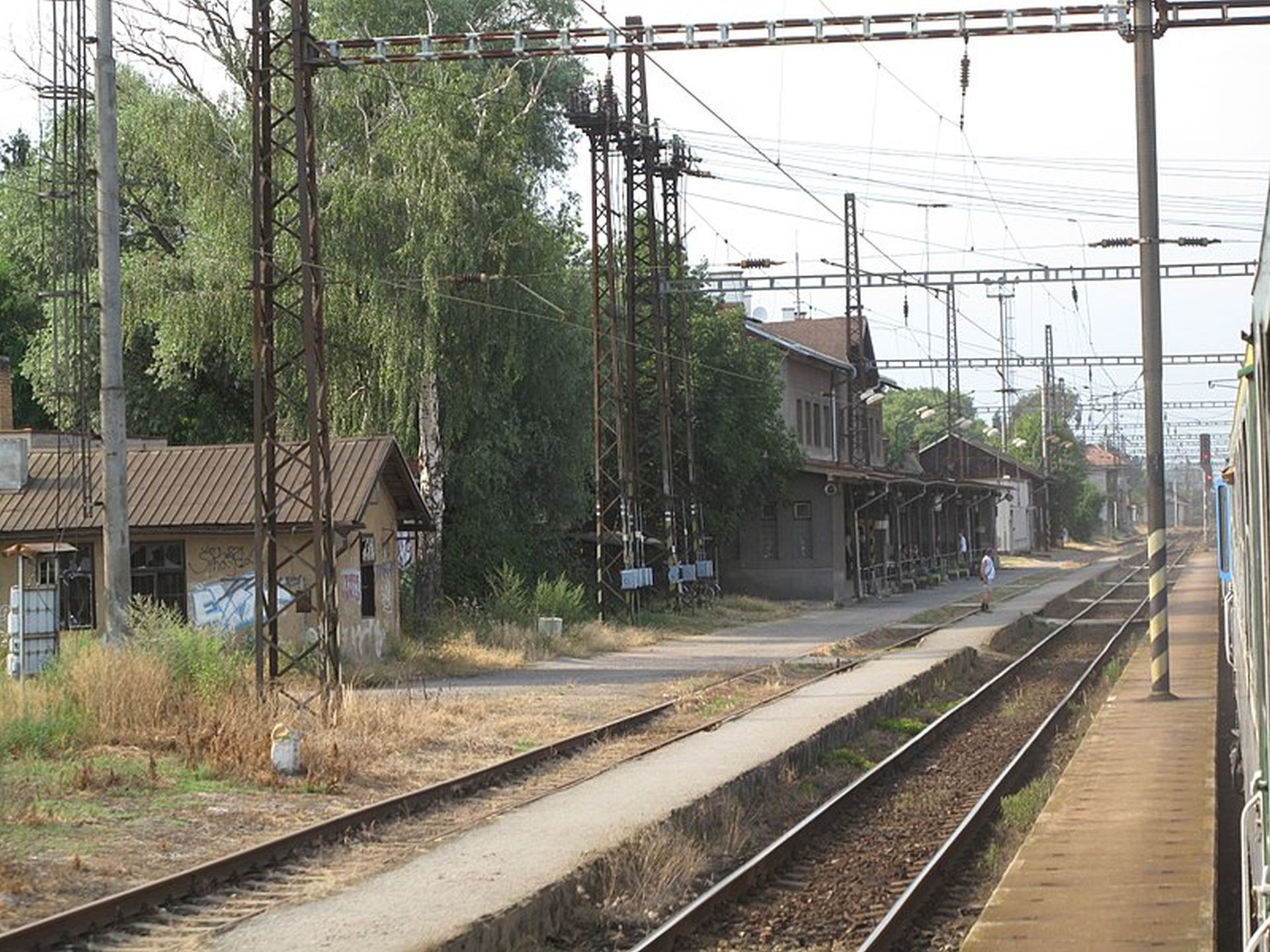 Železniční stanice Velký Osek. Foto: Dezidor / Wikimedia Commons