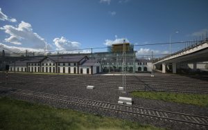 Budoucí podoba železničního muzea na Masarykově nádraží. Pramen: NTM