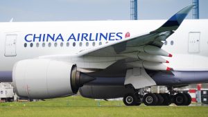 Airbus A350-900 společnosti China Airlines v Praze. Foto: Rosťa Kopecký / FlyrRosta.com