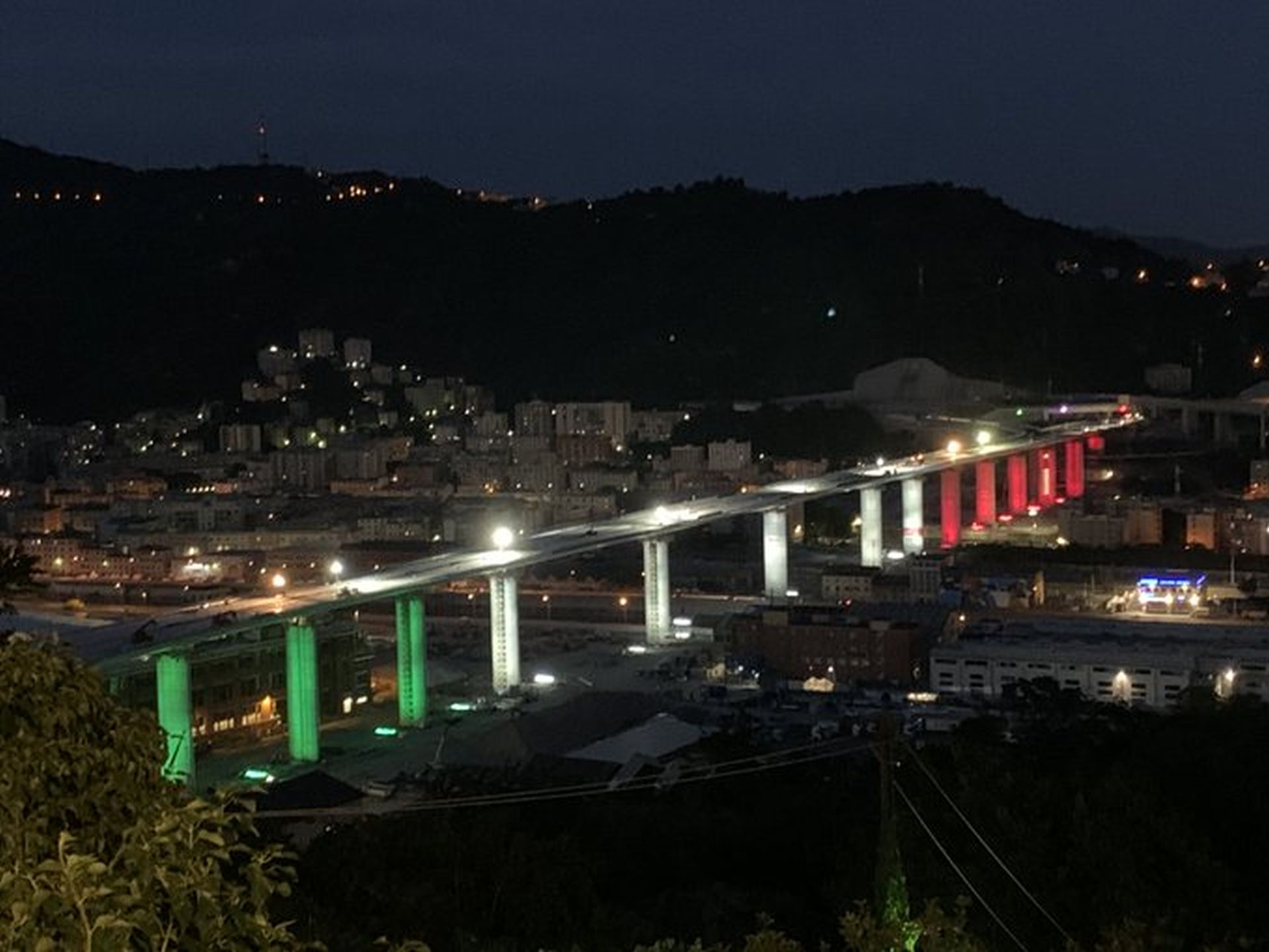 Nově otevřený most v Janově. Foto: Commune di Genoa