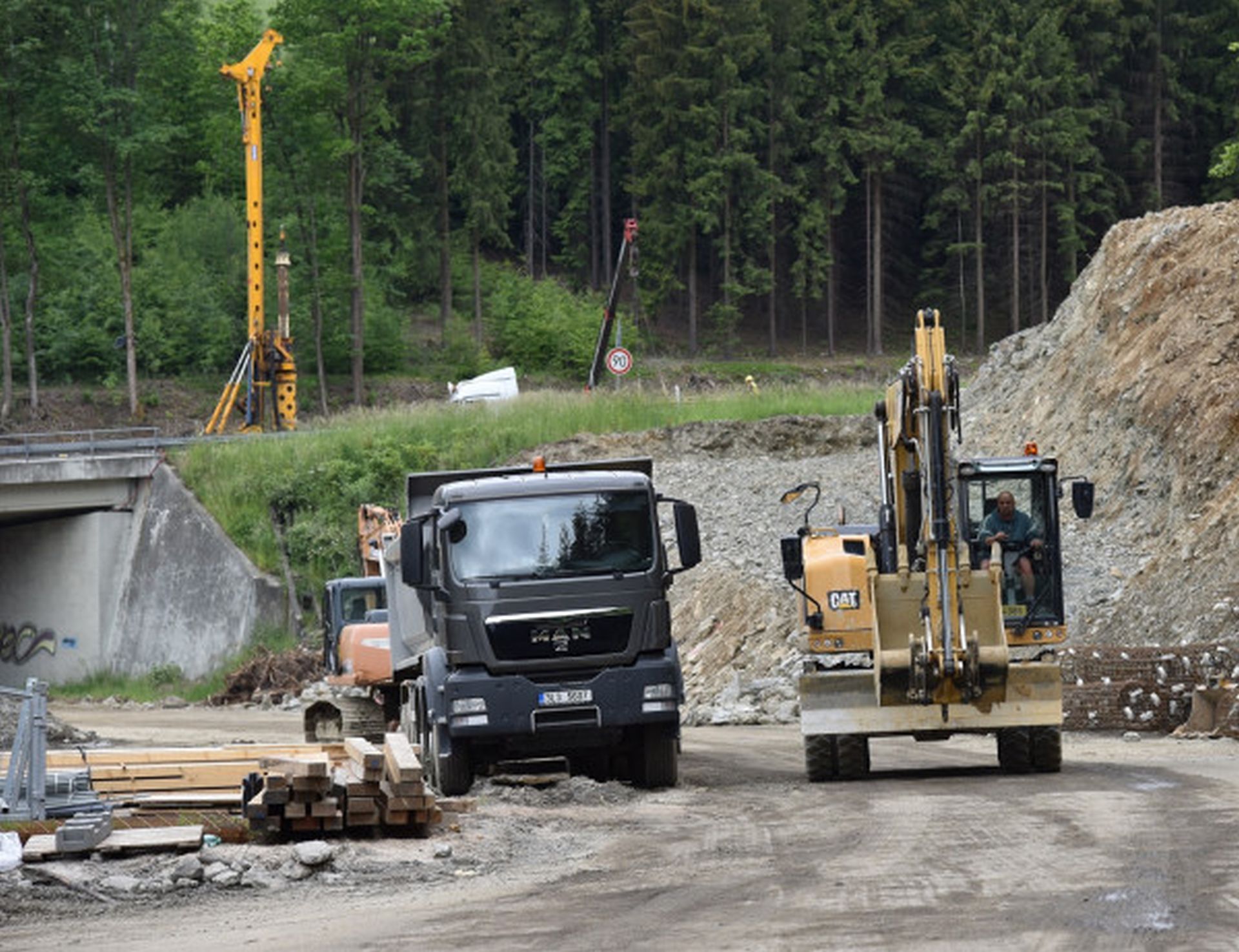 Rekonstrukce křižovatky Rádelský mlýn. Foto: Liberecký kraj