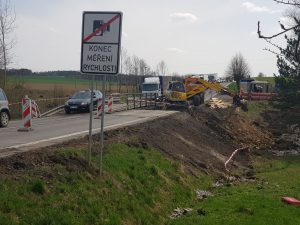 Oprava silnice I/35 v roce 2018 u Radvánovic. Foto: Liberecký kraj