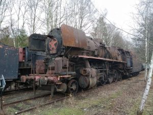 Lokomotiva 556.0304 v Lužné. Foto: Železeniční muzeum Výtopna Jaroměř