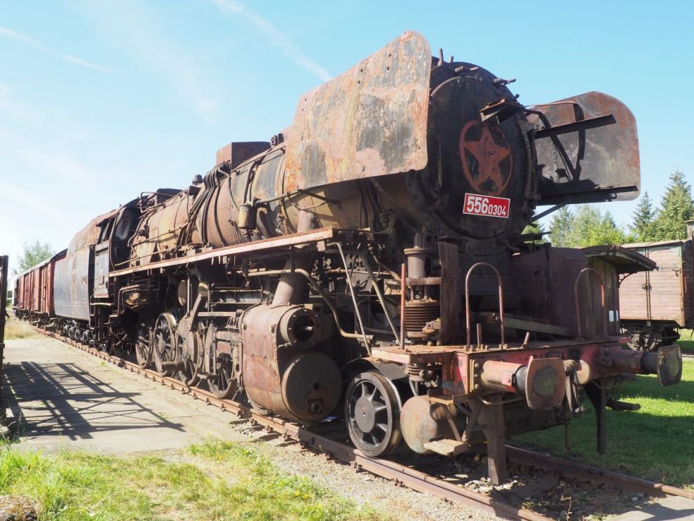 Lokomotiva 556.0304 v Jaroměři. Foto: Muzeum Výtopna Jaroměř