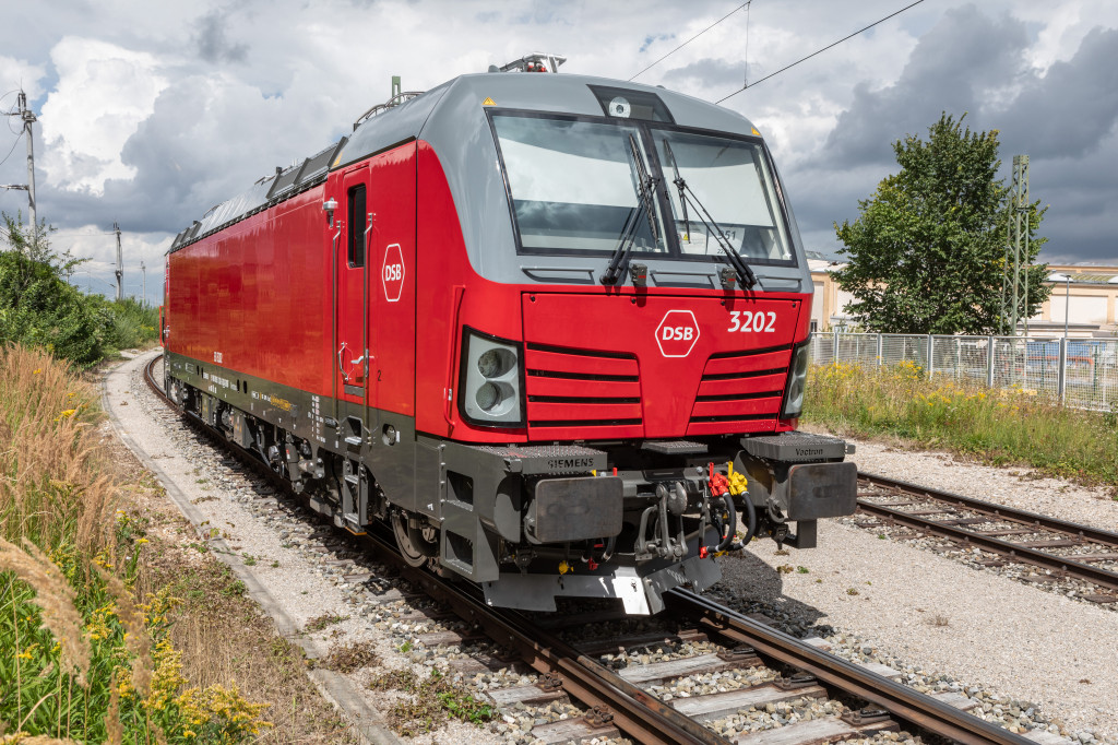 Nová lokomotiva Vectron pro dánské dráhy DSB. Pramen: Siemens Mobility
