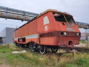Lokomotiva řady 169 odstavená v Plzni. Foto: ČMŽO