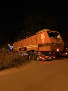 Přesun lokomotivy řady 169 z Plzně do Přerova. Foto: ČMŽO