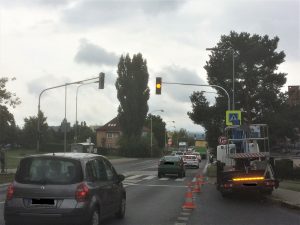 Silnice I/9 v České Lípě prochází mezi dvěma sídlišti. Foto: Městský úřad Česká Lípa