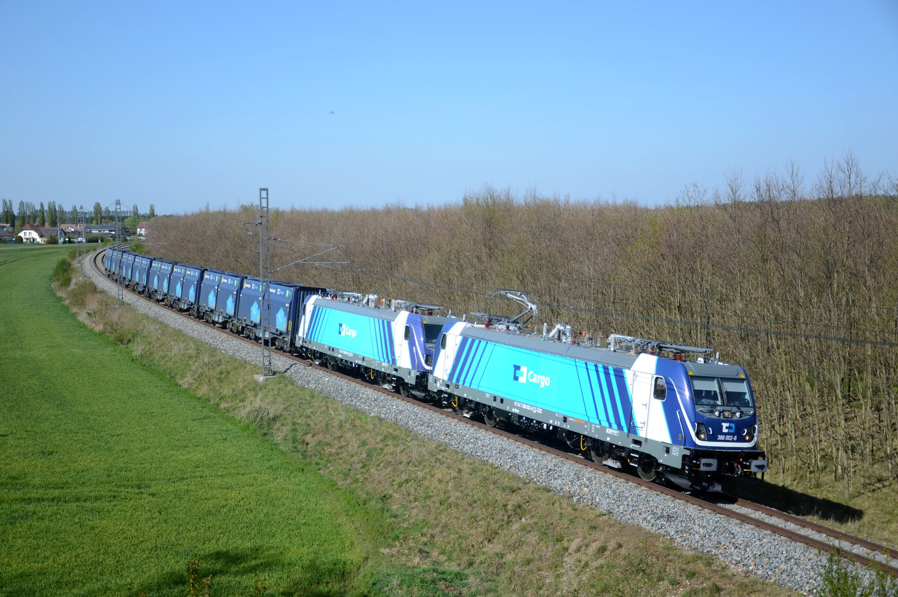 Z Mostecké uhelné pánve jezdí vlaky ČD Cargo i s vozy typu Innofreight. Foto: ČD Cargo