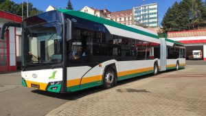 Nový autobus Solaris Urbino 18 pro Dopravní podnik měst Liberce a Jablonce nad Nisou. Foto: DPMLJ