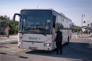Autobus společnosti Busline KHK v Hořicích. Pramen: Městský úřad Hořice