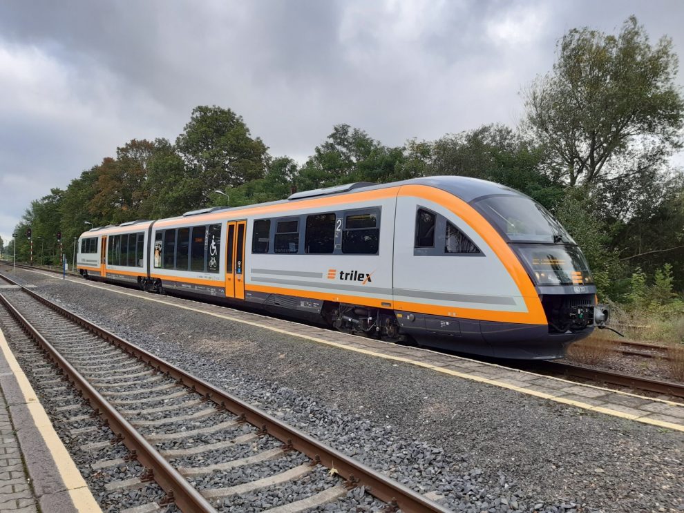 První jednotka Siemens Desiro po modernizaci pro provoz v síti Trilex. Foto: Die Länderbahn