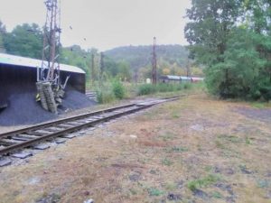 Vykolejení nákladního vlaku v Úpořinách. Foto: Pavlína Veselá