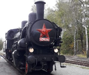 Parní lokomotiva 434.2186 Čtyřkolák. Pramen: České dráhy