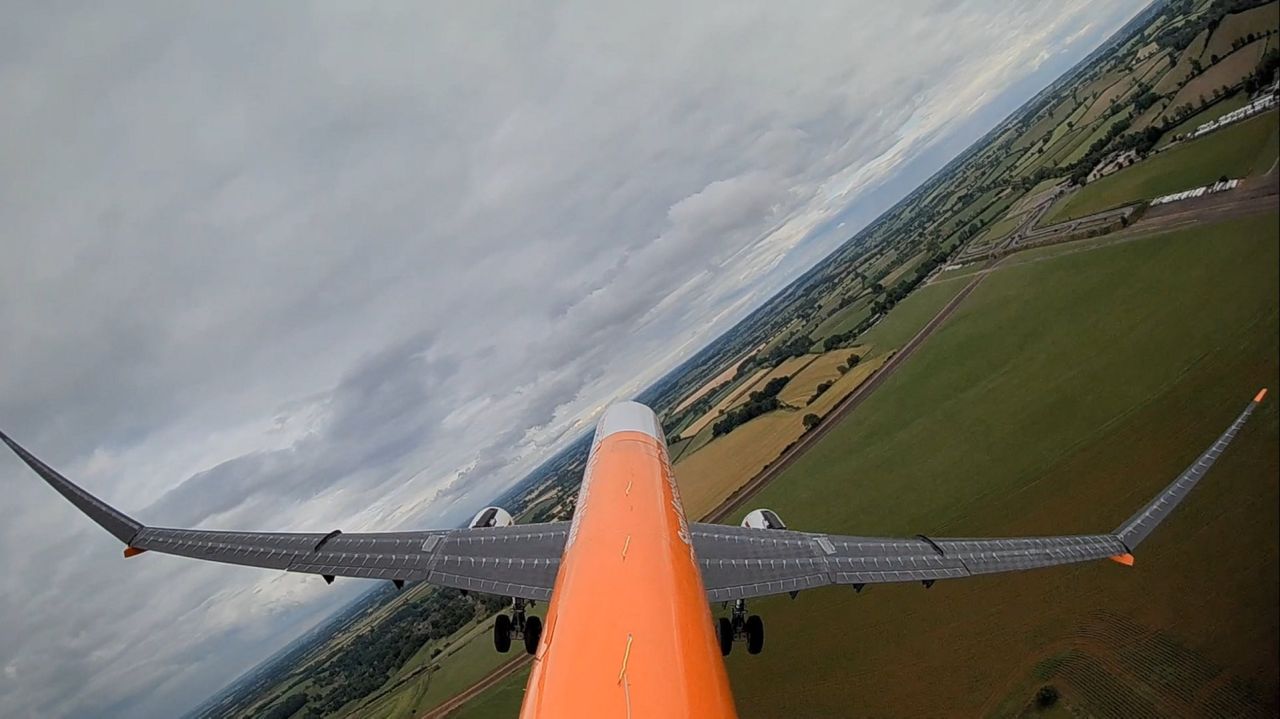 Model AlbatrossONE během testovacího letu. Foto: Airbus