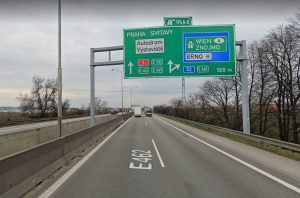 Dálnice D1 u Brna. Foto: Google Street View