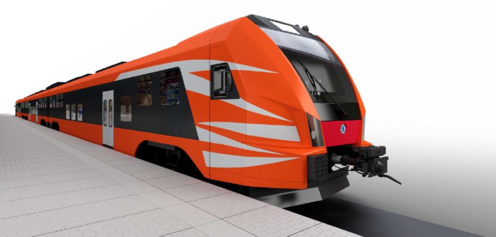 Vizualizace nových elektrických jednotek od Škody pro estonské státní dráhy Elron. Foto: Elron