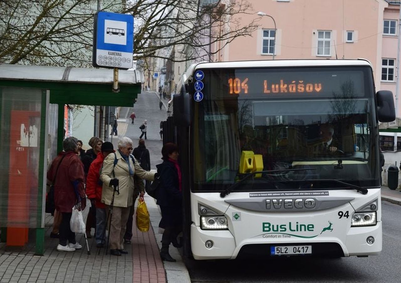Autobus BusLine MHD Jablonecko v Jablonci nad Nisou. Foto: FB Jablonce nad Nisou