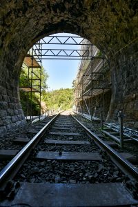 Rekonstrukce Podhradského tunelu. Foto: Správa železnic